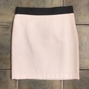 White & Black Pencil Skirt